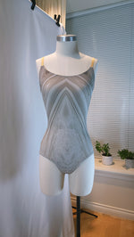 Load image into Gallery viewer, Marble Print Leotard - Light Grey
