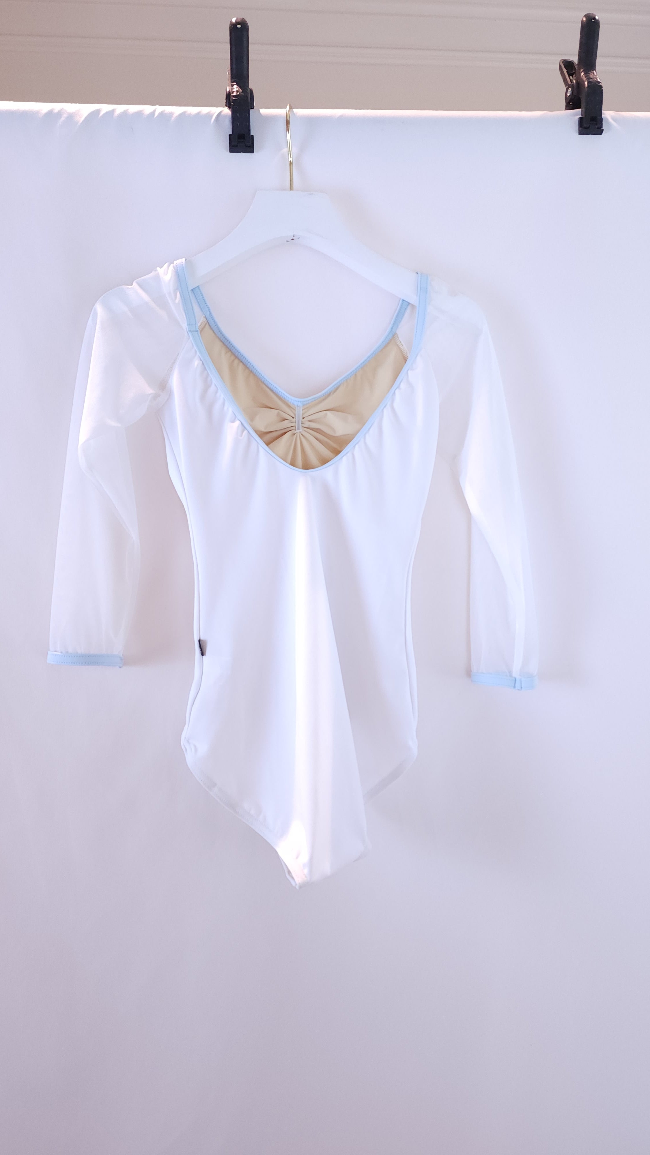 Custom Isabelle Trim Sleeves Ballet Leotard