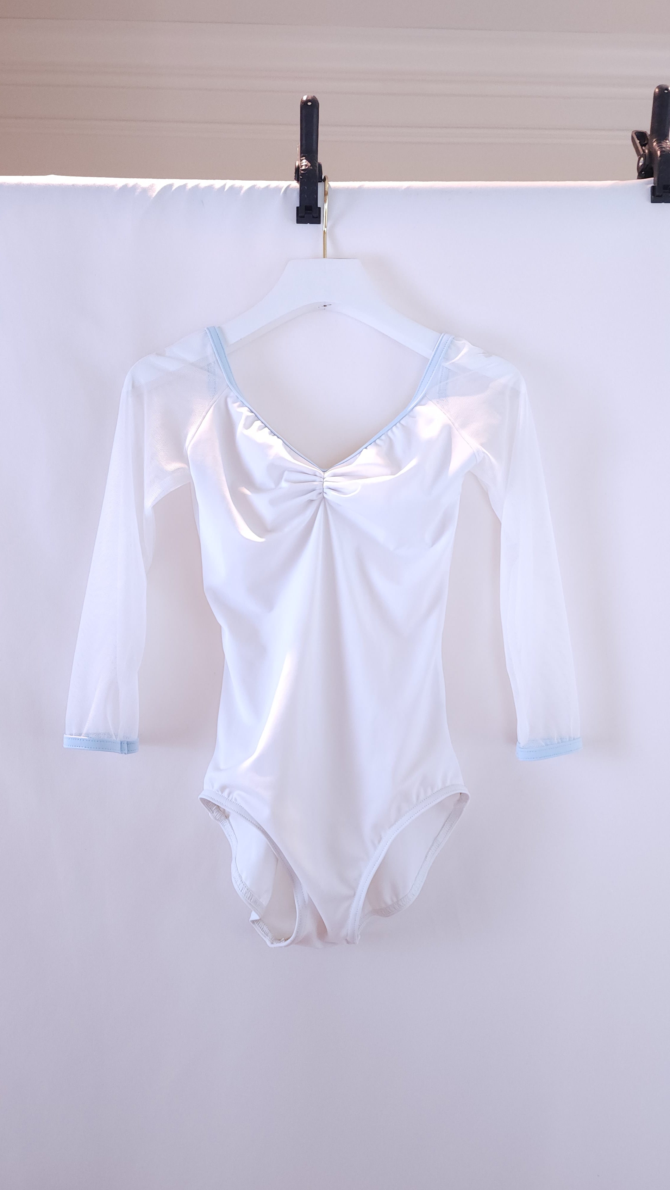 Custom Isabelle Trim Sleeves Ballet Leotard