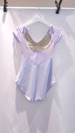 Load image into Gallery viewer, [RS] [SIZE S] Isabelle Duo Bow Sleeve Ballet Leotard - Fairy Cloud/Light Shimmer Lilac Mesh
