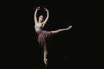 Load image into Gallery viewer, Falling Flowers Print Isabelle Trim Ballet Leotard - Mauve Rose
