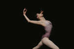 Load image into Gallery viewer, Falling Flowers Print Isabelle Trim Ballet Leotard - Mauve Rose
