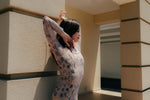 Load image into Gallery viewer, Eve Firebird Print Mesh Sleeve Clasp Ballet Leotard - Ethereal Nude
