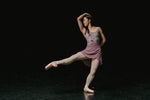 Load image into Gallery viewer, Gray Floral Print Juliette Leotard
