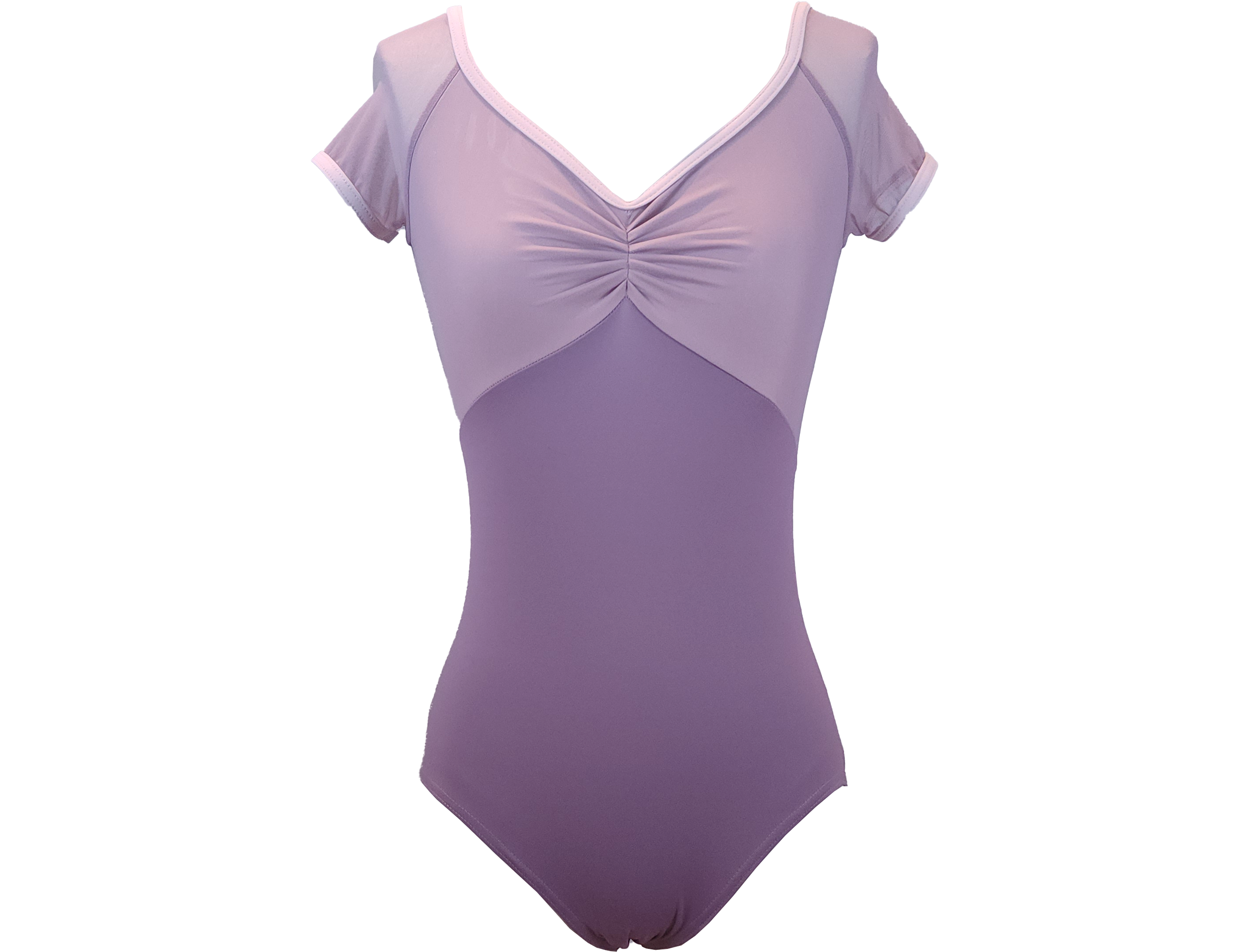 [PS] Isabelle Duo Sleeve Ballet Leotard - Mauve Rose