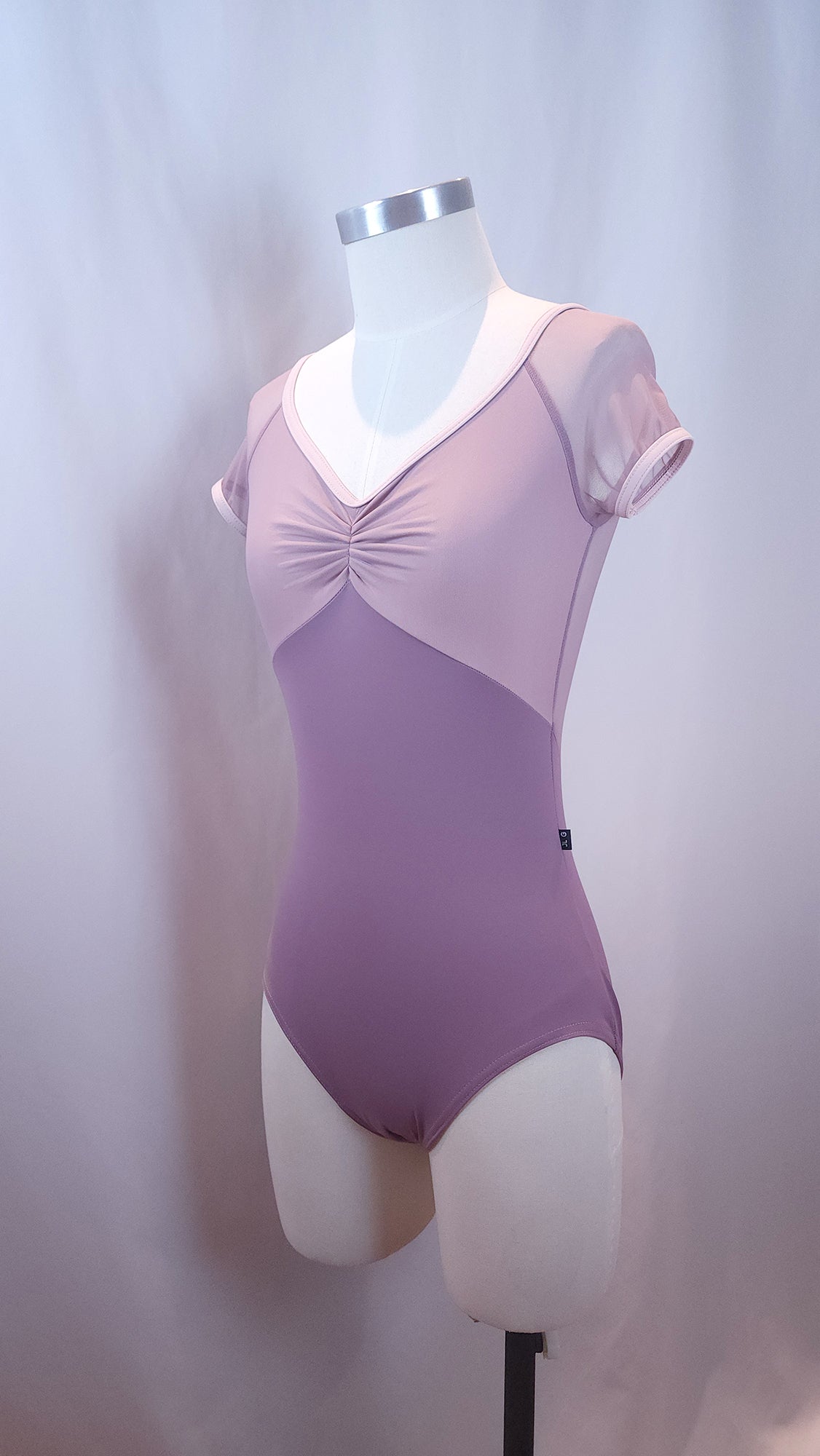 [PS] Isabelle Duo Sleeve Ballet Leotard - Mauve Rose