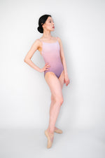 Load image into Gallery viewer, Mauve Rose Ombre Print Carisse Leotard
