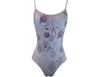 Antique Floral Print Juliette 2.0 Camisole Ballet Leotard