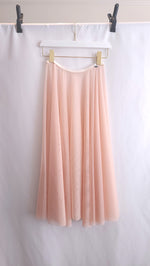 Load image into Gallery viewer, [RS] Lina 28&quot; Rehearsal Skirt - [O/S] Light Pink/Nude Mesh
