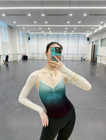 Load image into Gallery viewer, Aurora Ombre Print Carisse Leotard
