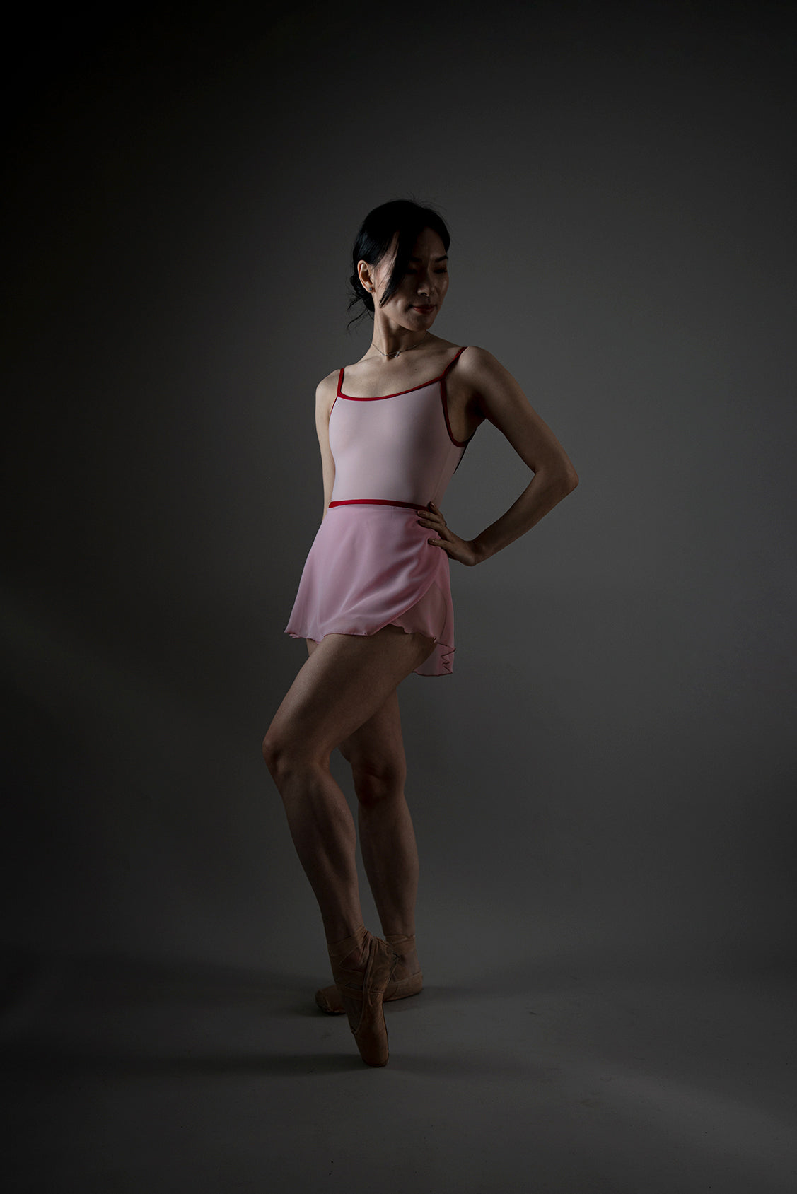 Juliette 吊带背心芭蕾紧身连衣裤 - 淡紫色粉色