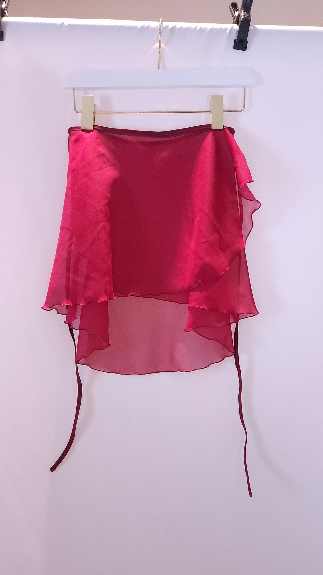 [RS] Lily Skirt - (O/S) - Red Chiffon