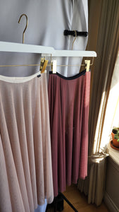 Lina 28" Rehearsal Skirt - Red Bean