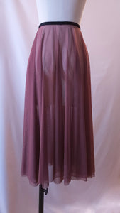 Lina 28" Rehearsal Skirt - Red Bean