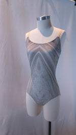Load image into Gallery viewer, Marble Print Leotard - Light Grey
