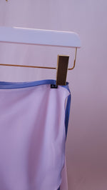 Load image into Gallery viewer, Florence Skirt - Light Lilac &amp; Slate Blue Trim (S/M)
