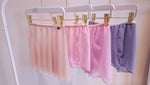 Load image into Gallery viewer, 13&quot; Sally Skirt - Light Pink/Nude Mesh &amp; Baby Pink Trim (S/M)
