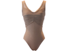 Amie Mesh Overlay Ballet Leotard - Gold Glitter Mesh