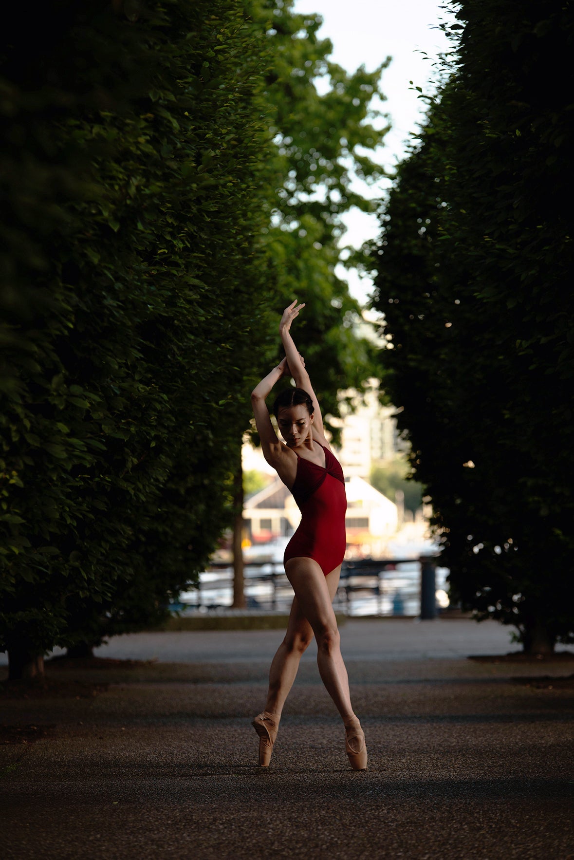 Isabelle Duo Ballet Leotard - Red