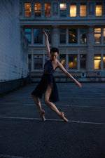 이미지를 갤러리 뷰어에 로드 , Apollo Ballet Leotard - 슬레이트 블루
