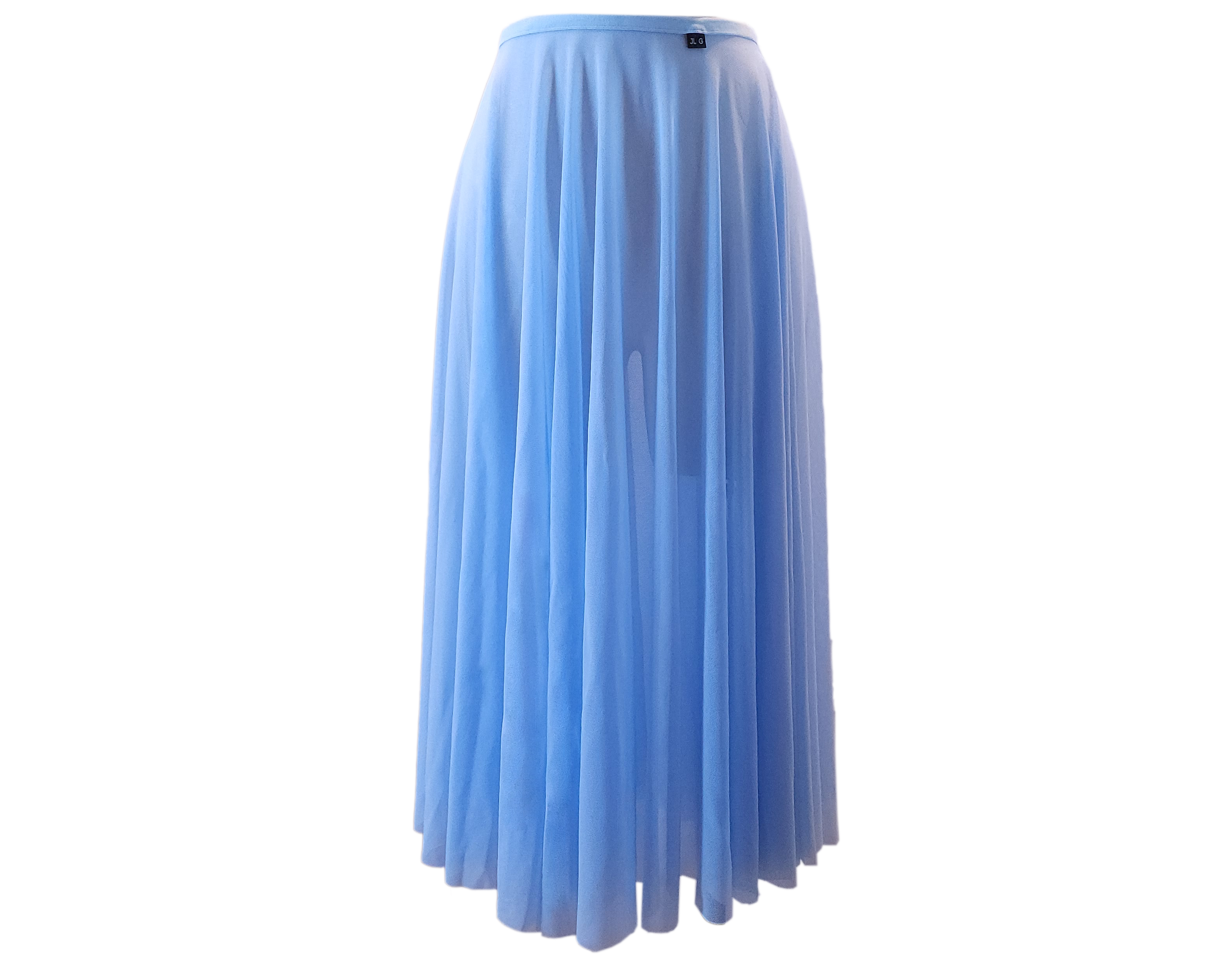 (S) Lina 28" Rehearsal Skirt - Light Blue