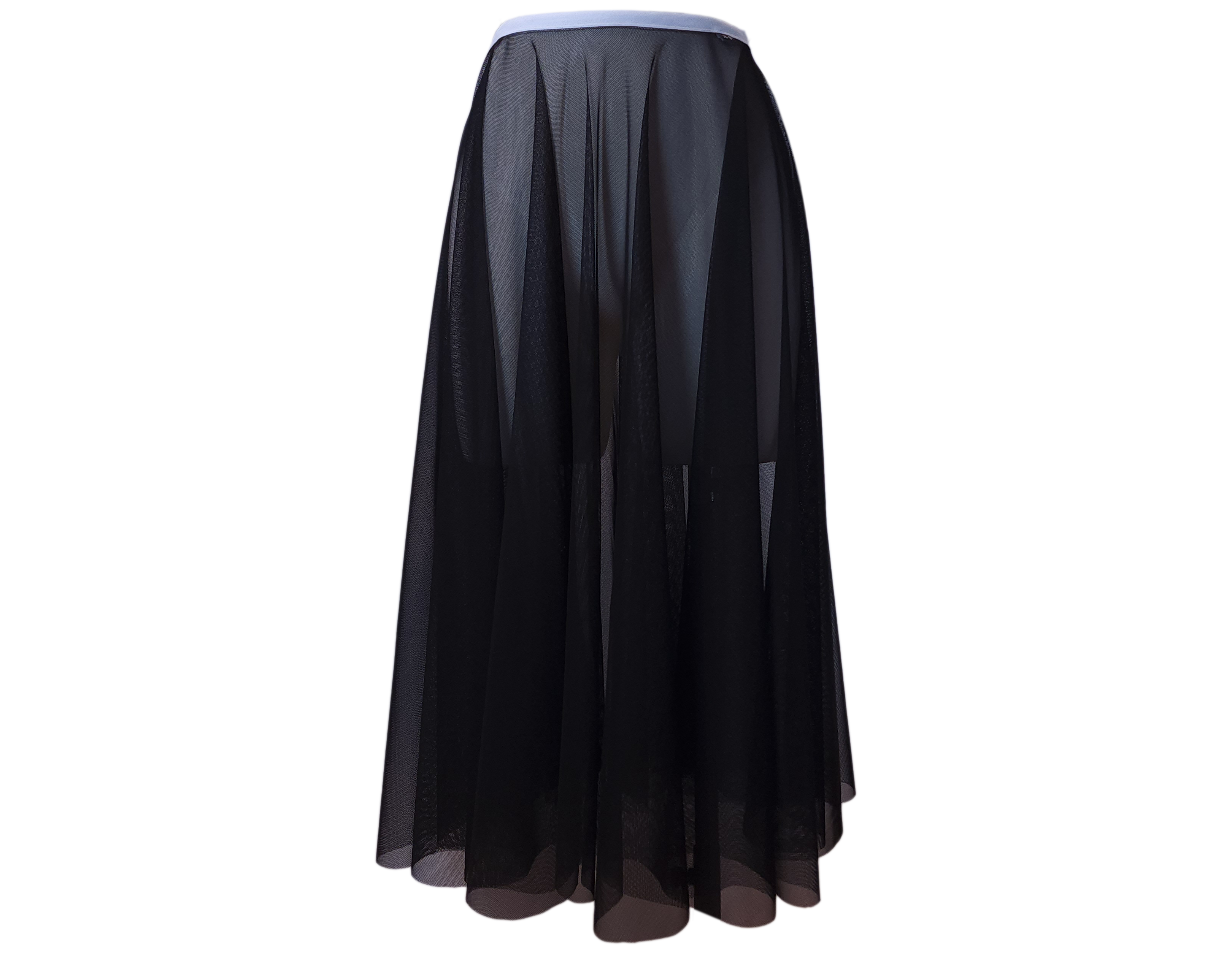 Long black rehearsal sales skirt